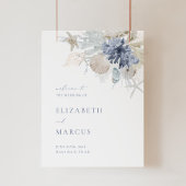 Beach Blue Acrylic Wedding Welcome Sign アクリルサイン