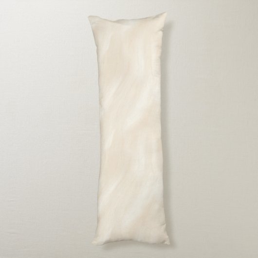 Beach Blue Cream Stripes ボディピロー (裏面 (縦))