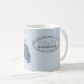 Beach Blue Sweater Short Redhead コーヒーマグカップ (正面右)