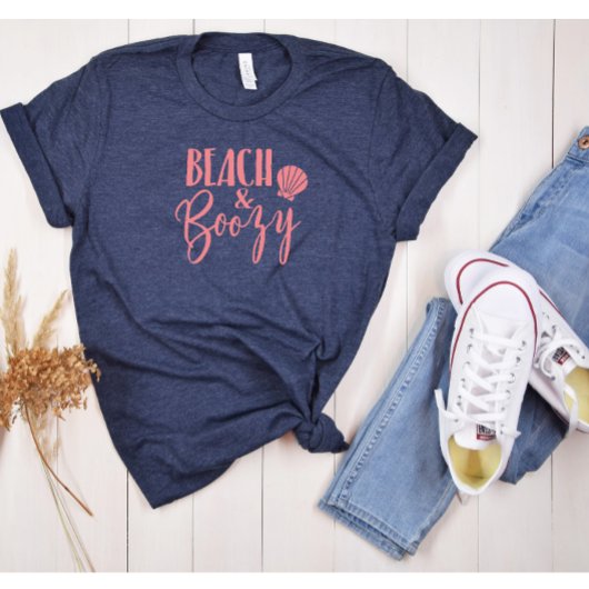 Beach + Boozy Bachelorette Party Group トライブレンドＴシャツ