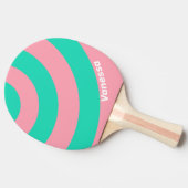 Beach Breeze Nostalgic Circle Stripe with Name 卓球ラケット (横)