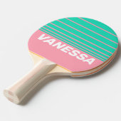 Beach Breeze Nostalgic Horizon Striping with Name 卓球ラケット (正面アングル)
