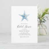 Beach Bridal Shower Invitations (スタンド正面)