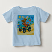 Beach Buggy Blaster – Action-Packed Summer KidsTee ベビーTシャツ (正面)