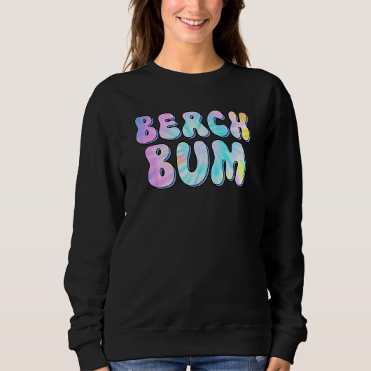 Beach Bum Vintage Trendy スウェットシャツ (正面)