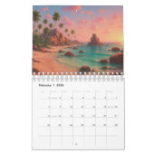Beach Calendar 2026 カレンダー (2月 2026)