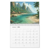 Beach Calendar 2026 カレンダー (1月 2026)