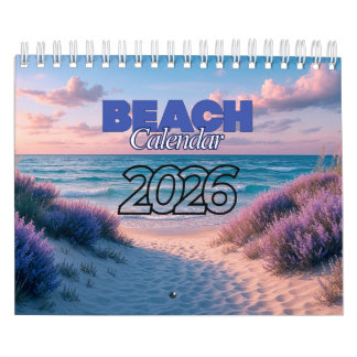 Beach Calendar 2026 カレンダー
