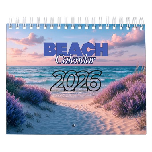 Beach Calendar 2026 カレンダー (カバー)