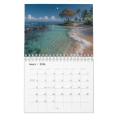 Beach Calendar 2026 カレンダー (3月 2026)