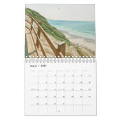 Beach Calendar - Large Calendar  カレンダー (3月 2027)