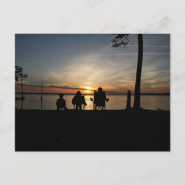 Beach camping ポストカード