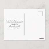 Beach Chairs Sunset Coastal Ocean Vacation ポストカード (裏面)