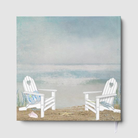 Beach Chairs Wedding Vow Renewal ゲストブック (裏面)