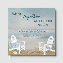 Beach Chairs Wedding Vow Renewal ゲストブック