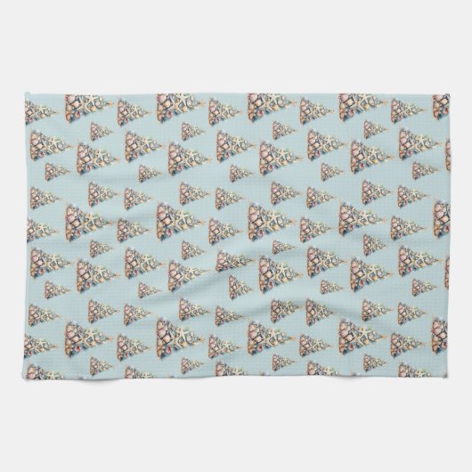 Beach Christmas キッチンタオル (横)