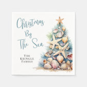 Beach Christmas Party スタンダードカクテルナプキン (正面)