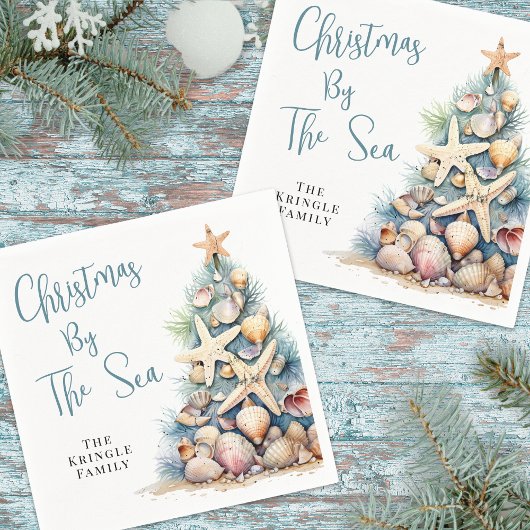 Beach Christmas Party スタンダードカクテルナプキン