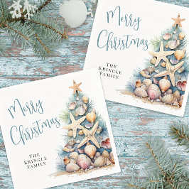 Beach Christmas Party スタンダードカクテルナプキン