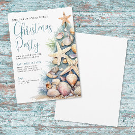 Beach Christmas Party 招待状