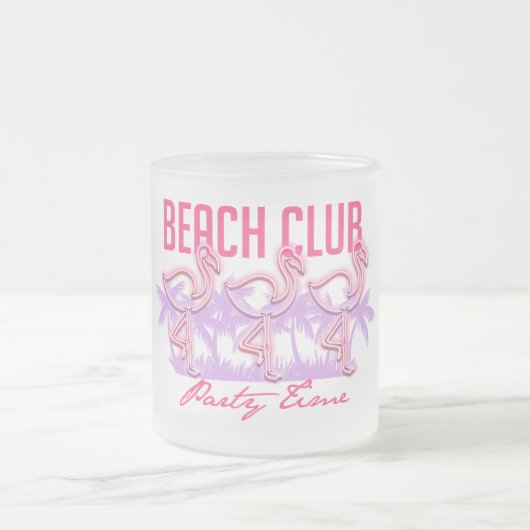 beach  club  フロストグラスマグカップ (中央)