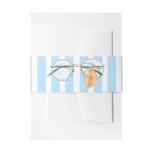 Beach Club Autumn - Fall Coastal Chic 招待状ベリーバンド (正面例)