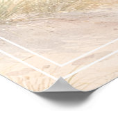 Beach coastal Birthday Party Welcome ポスター (角)