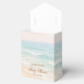 Beach coastal summer baby shower フェイバーボックス (オープン)