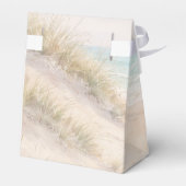 Beach coastal summer bridal shower フェイバーボックス (裏面サイド)