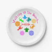 Beach Creatures ペーパープレート (正面)