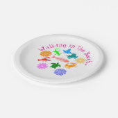 Beach Creatures ペーパープレート (アングル)