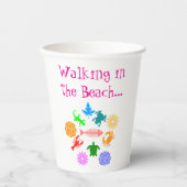 Beach Creatures 紙コップ (正面)