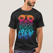 Beach Crew Family Vacation Matching Group Tシャツ (正面)