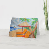 Beach 🏖️ Day 🏝️  サンキューカード (正面)