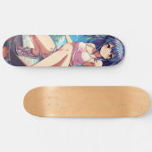 Beach Day Anime Skateboard Deck スケートボード (横)