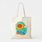 "Beach Day" Budget Tote Bag トートバッグ (裏面)