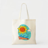 "Beach Day" Budget Tote Bag トートバッグ (正面)