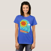 "Beach Day" Women's T-Shirt Tシャツ (正面フル)