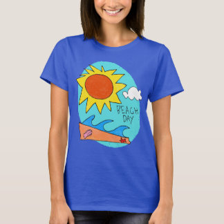 "Beach Day" Women's T-Shirt Tシャツ
