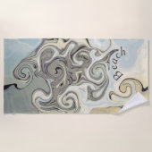 Beach design ビーチタオル (正面)