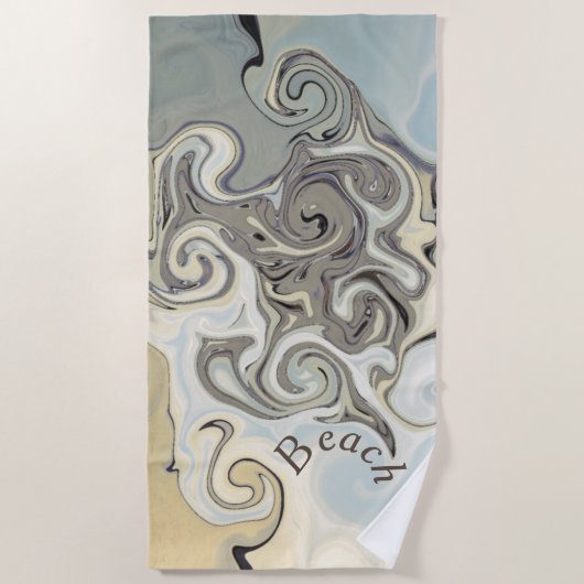 Beach design ビーチタオル (正面)