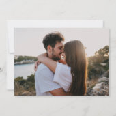 Beach Destination Wedding Photo Save the Date セーブザデート (裏面)