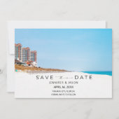 Beach Destination Wedding Photo Save the Date セーブザデート (正面)