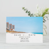 Beach Destination Wedding Photo Save the Date セーブザデート (スタンド正面)