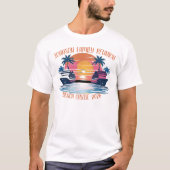 Beach Family Reunion Custom Cruise Summer Vacation Tシャツ (正面)