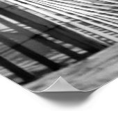 Beach Fences And Lighthouse ポスター (角)