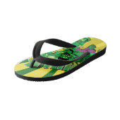 Beach flip flops キッズビーチサンダル (アングル)