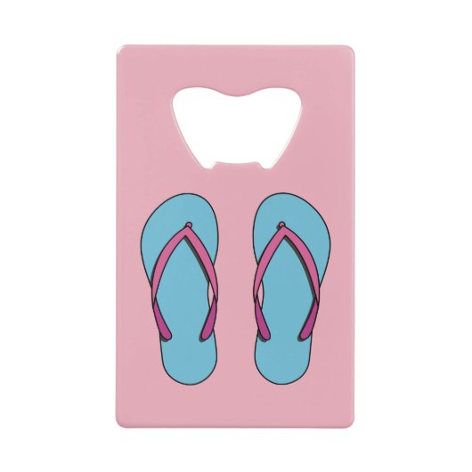 Beach Flip Flops クレジットカード栓抜き (正面)
