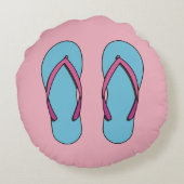 Beach Flip Flops ラウンドクッション (裏面)