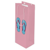 Beach Flip Flops ワインギフトバッグ (正面アングル)